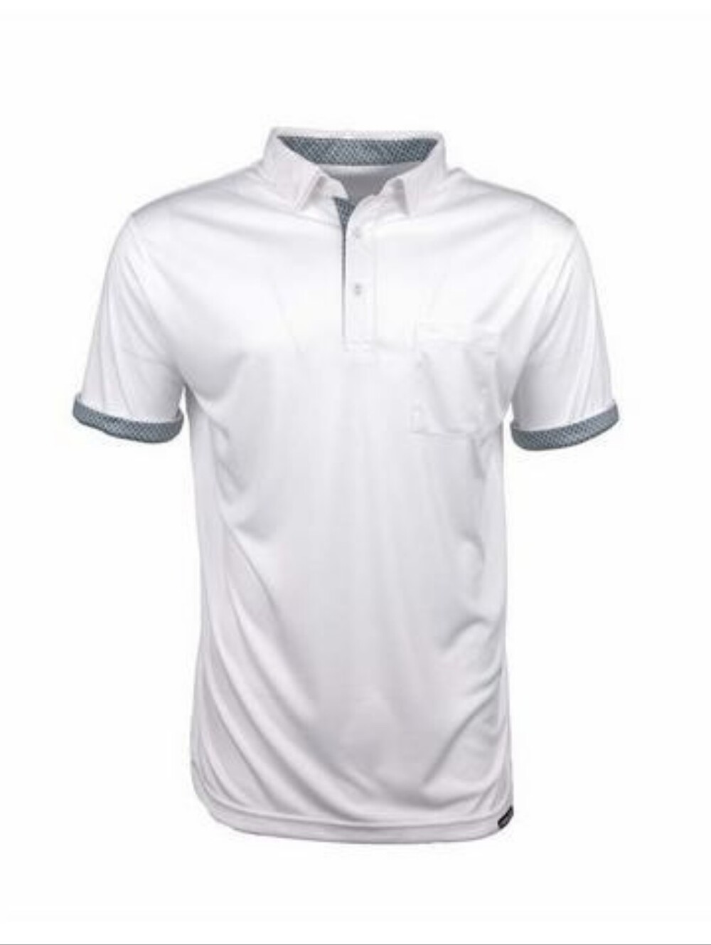 NWT Primo Golf Apparel Men's Classic Performance Pocket Polo White XL